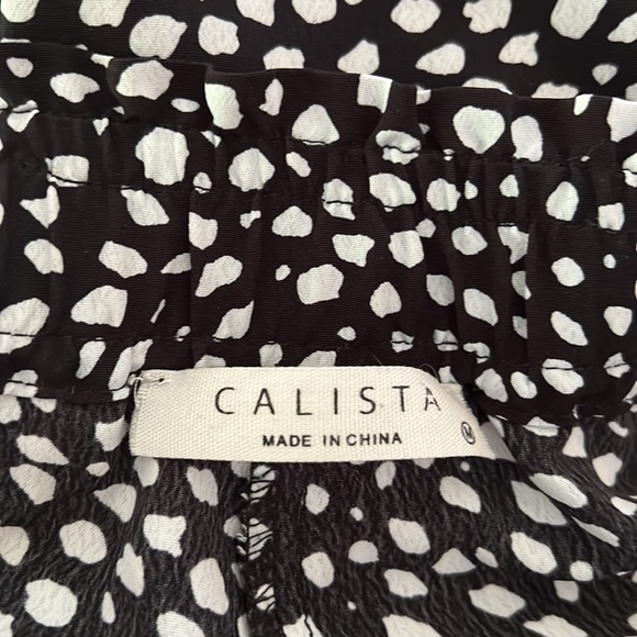 Black and white spotted pants size medium - Picture 4 of 5